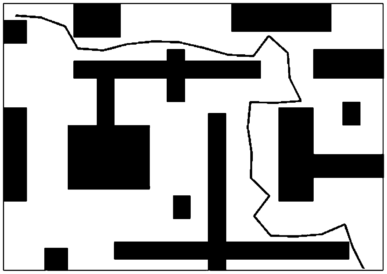 Path search method and device for mobile robot