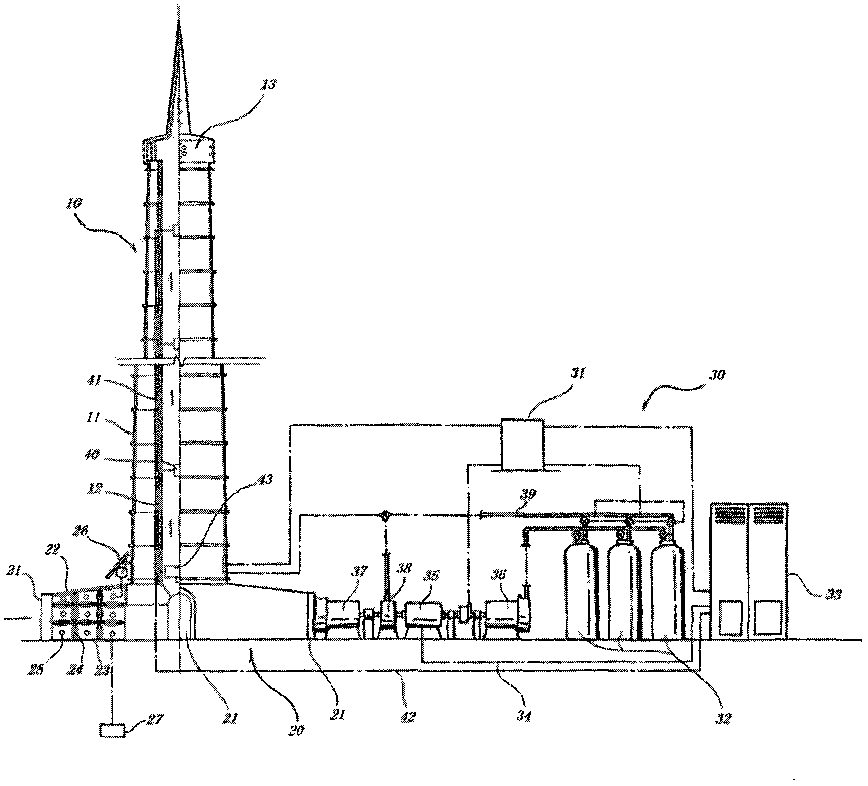 Natural energy storage power generation method and power generation system thereof