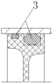 Ring-type floating piston single-cylinder shock absorber