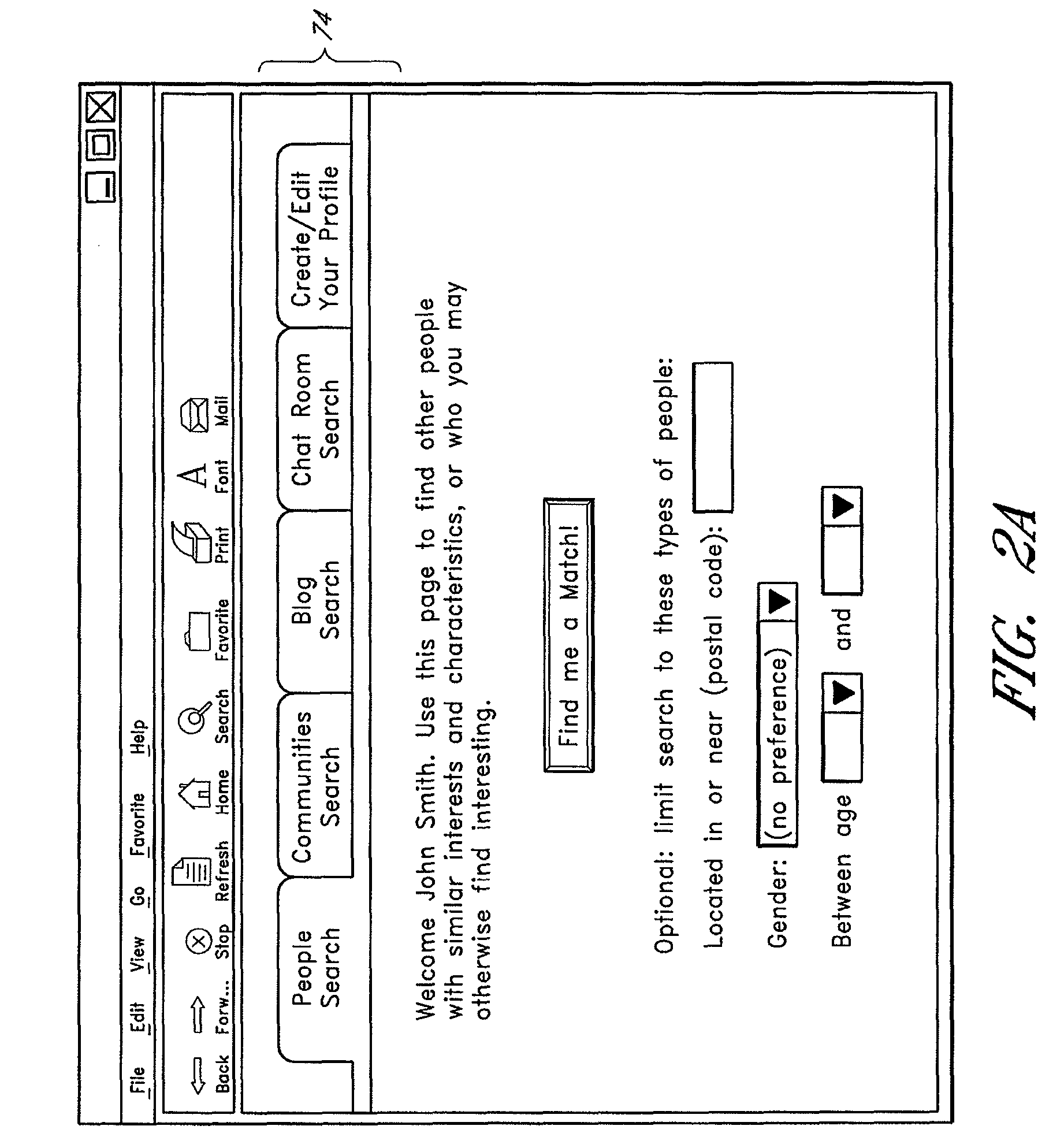 Mining of user event data to identify users with common interests