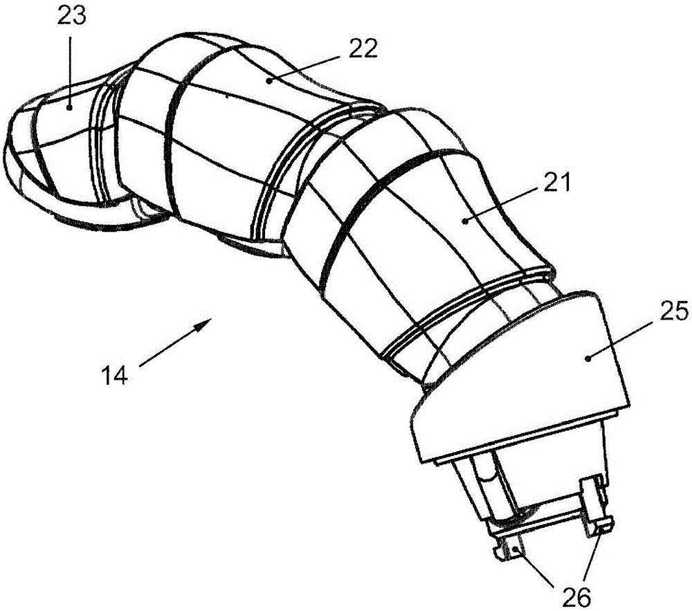 Hand intended for being provided on a humanoid robot with improved fingers