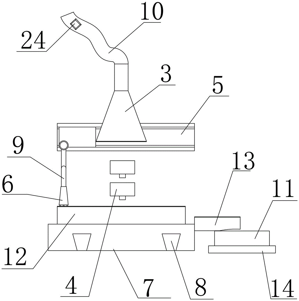 Portable wheat quality detection device