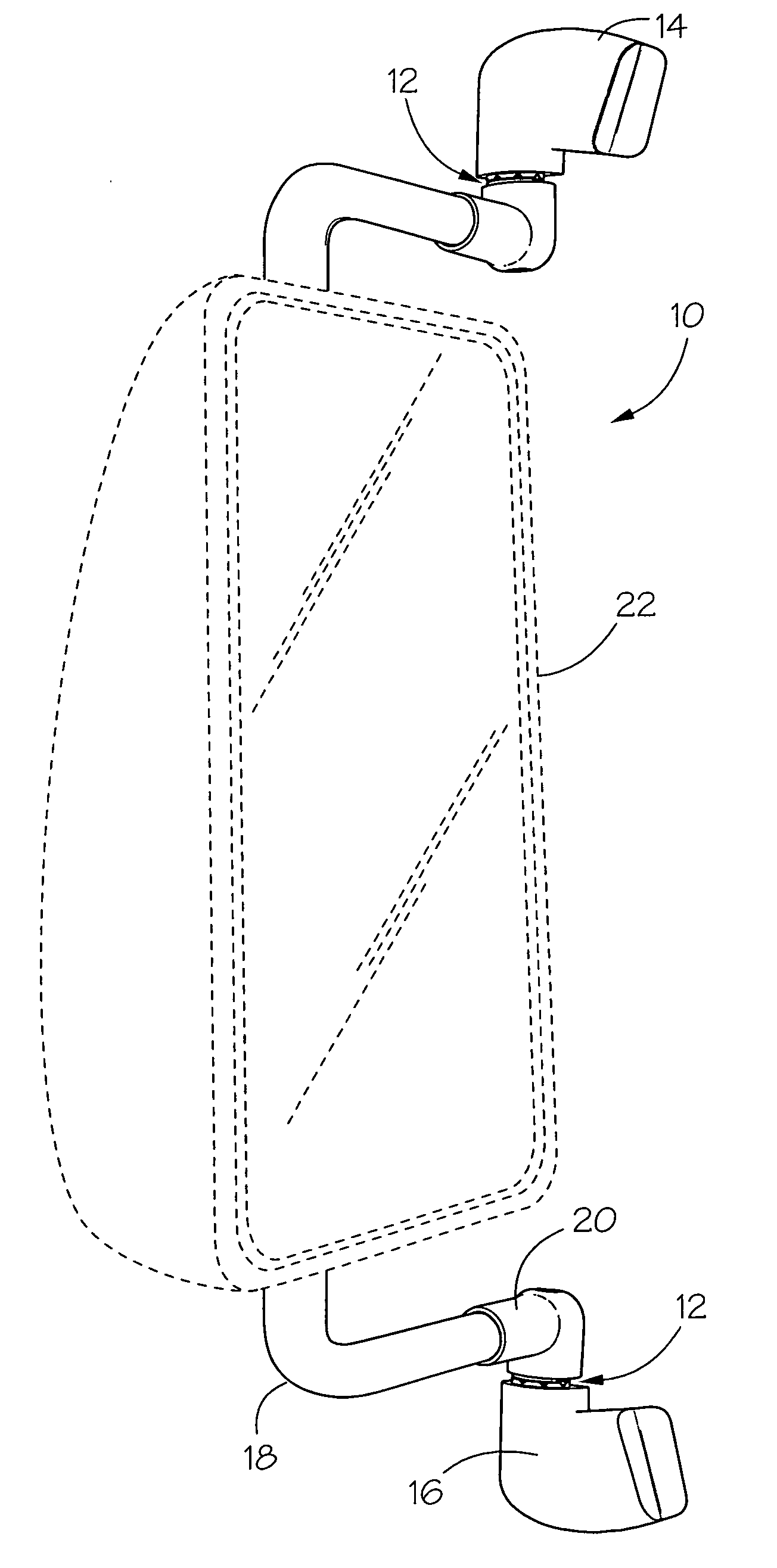 Multi-axis pivoting detent joint assembly for an exterior vehicle mirror