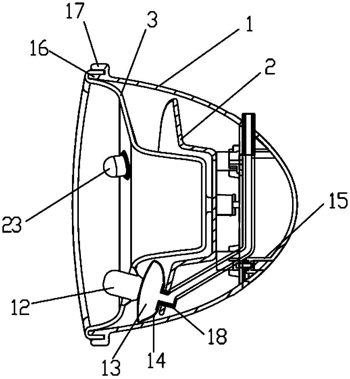 A chest automatic massager