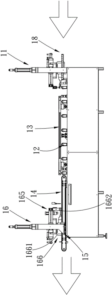 Door leaf paint technological hole processing machine