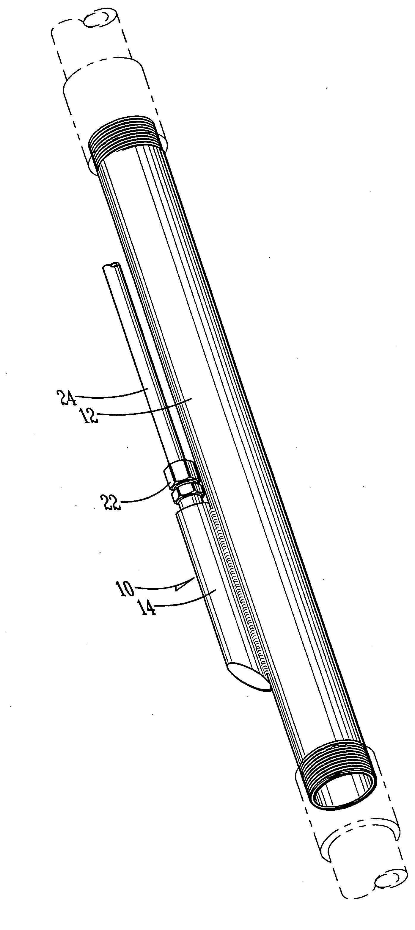 Apparatus for monitoring pressure using capillary tubing