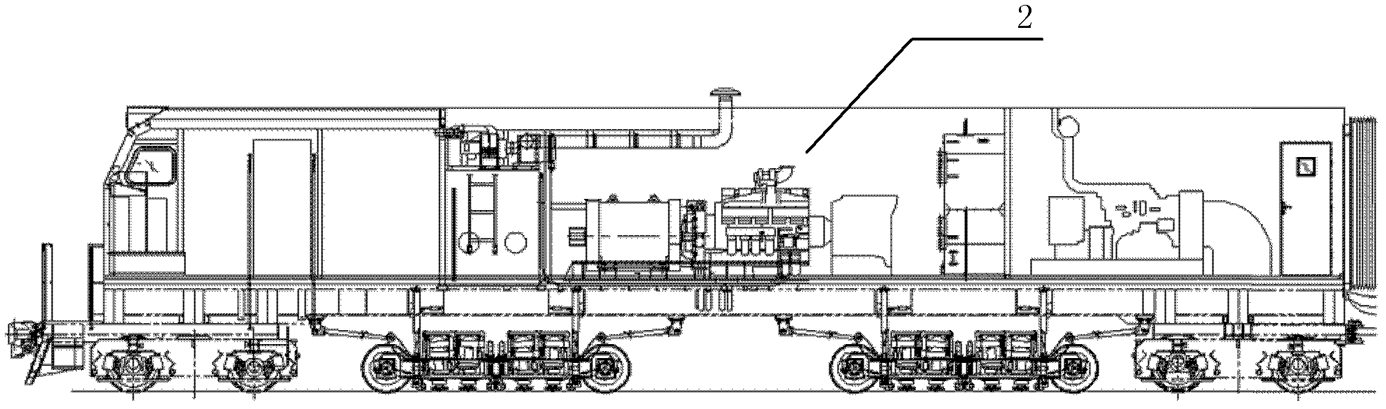 Hybrid rail grinding wagon