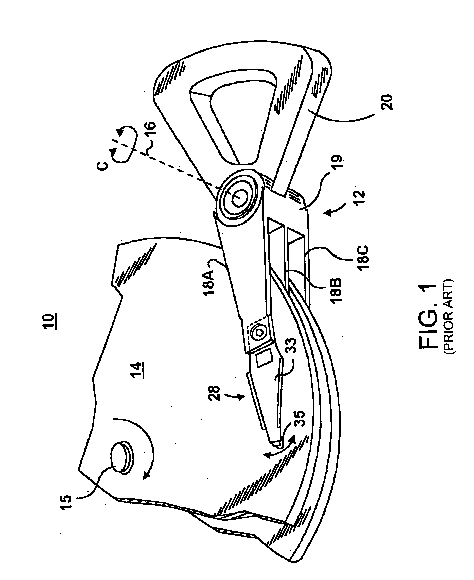 Magnetic thin film head with heat-assisted write section and hard disk drive incorporating same