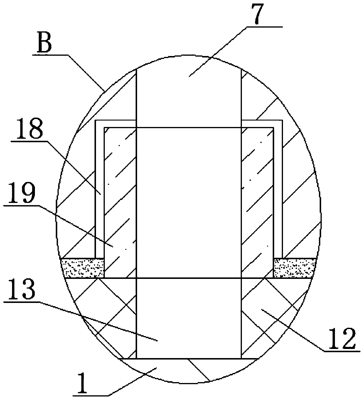 Automatic core setting device for casting