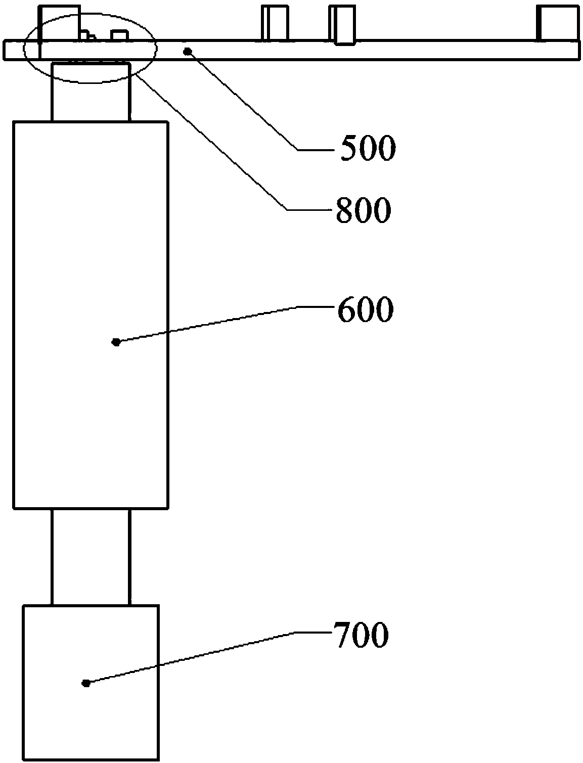 Leveling mechanism of wafer bracket, wafer lifting mechanism and reaction chamber