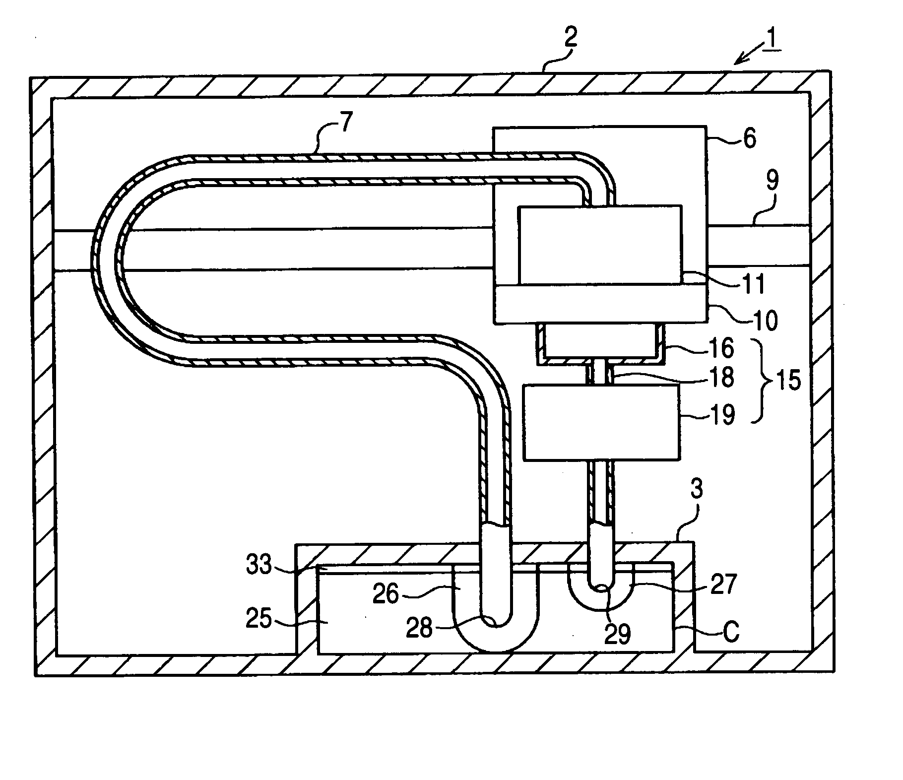 Waste liquid collecting method, liquid injecting apparatus and cartridge set