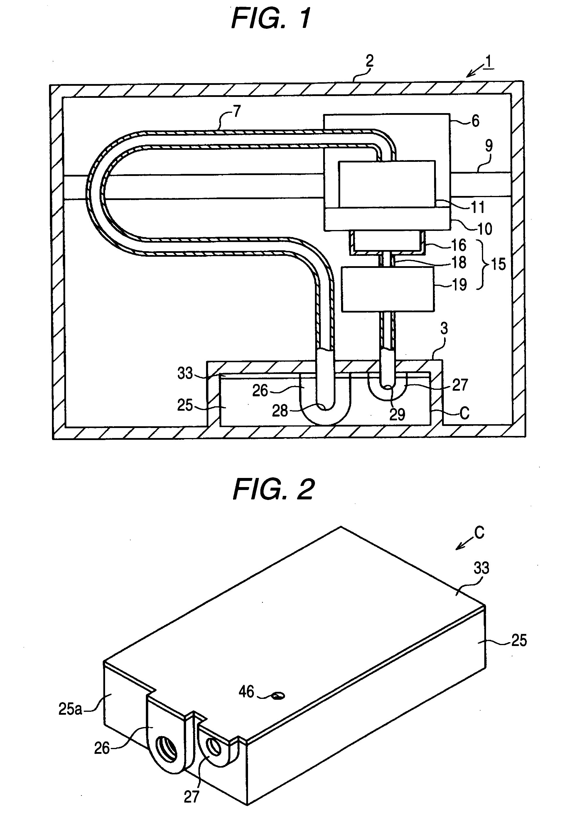 Waste liquid collecting method, liquid injecting apparatus and cartridge set