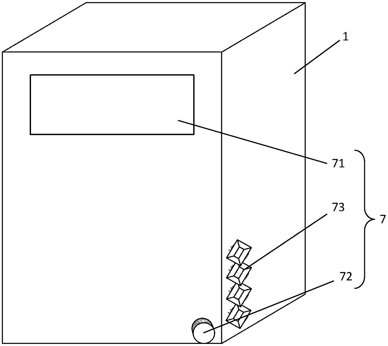 Ethylene concentration measuring and monitoring device and measuring and monitoring method thereof