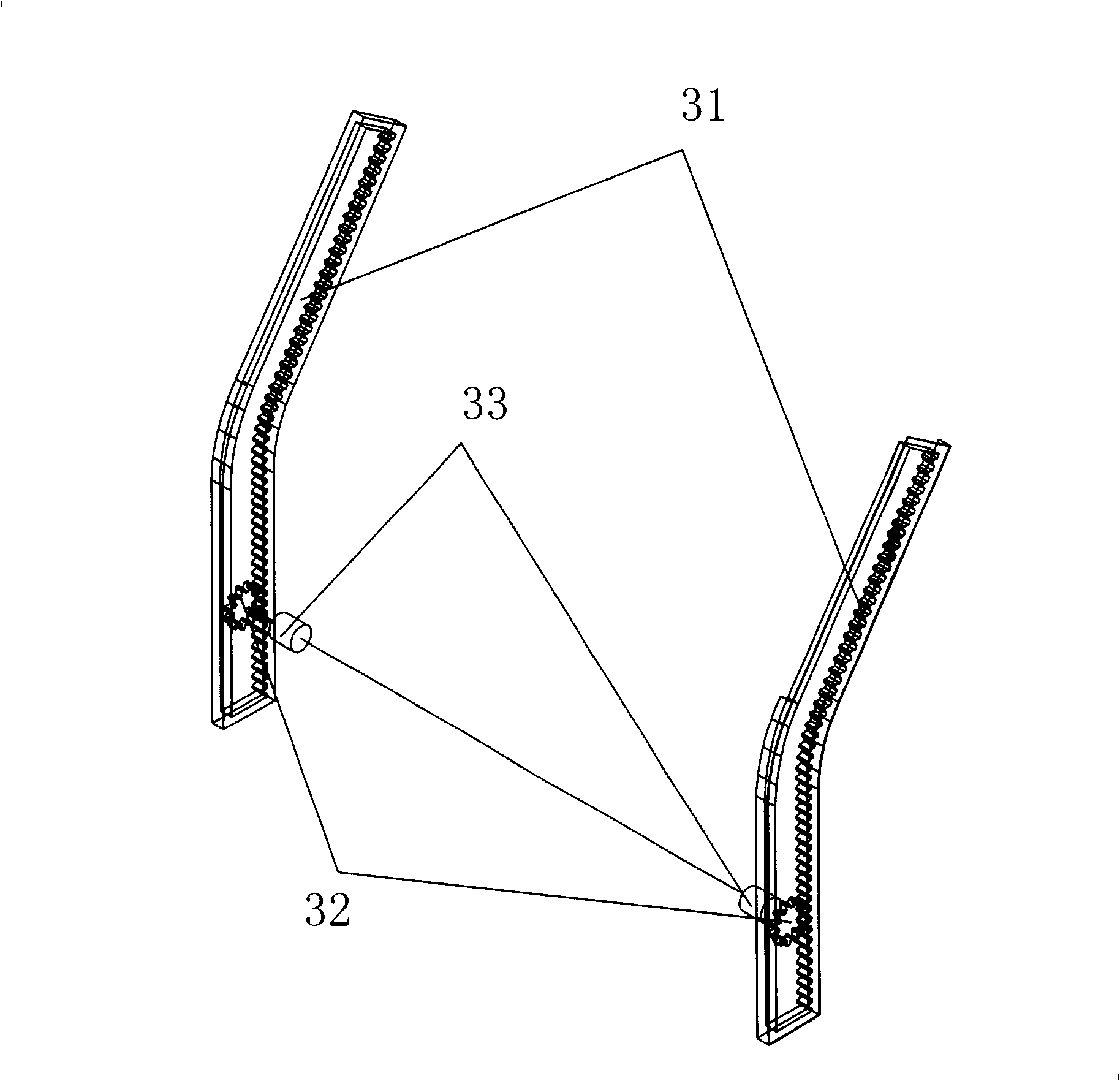 Self-cleaning device of air conditioner dirt filtrating screen