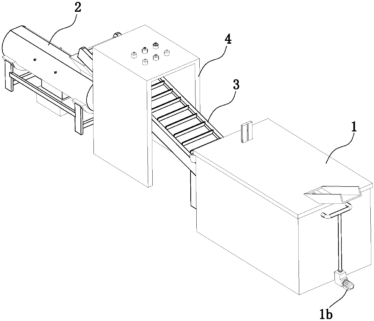 Tomato crushing and beating machine