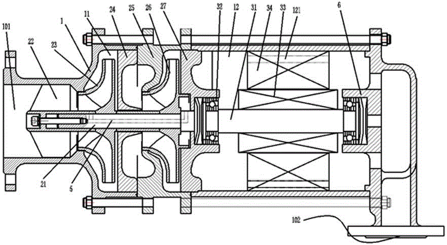 Unpressurized LNG (Liquefied Natural Gas) immersed pump