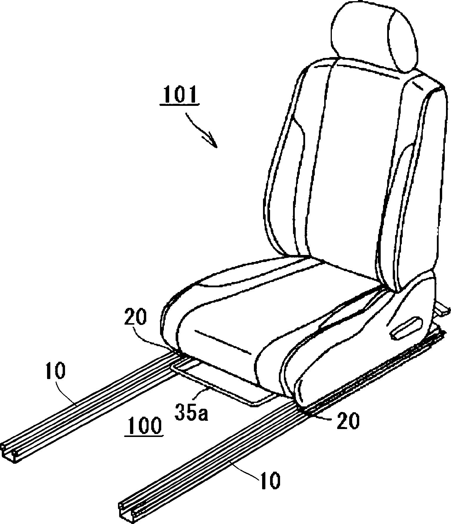 Slide device for vehicle