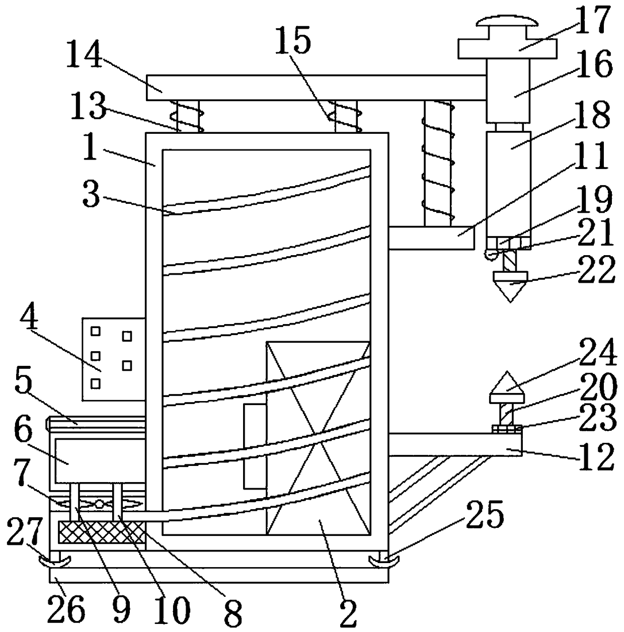 Pneumatic spot welding machine