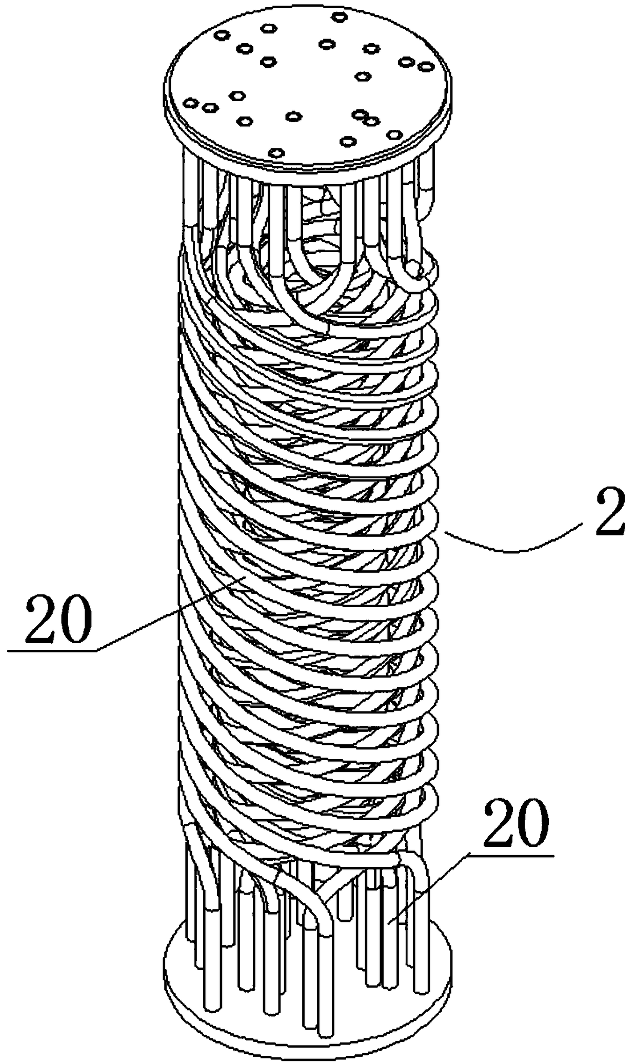 A continuous flow reactor