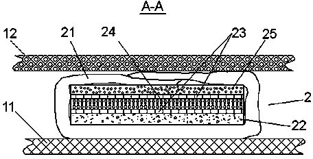 Flexile deformation proof urinal pad premix paper urinal pad and production method of paper urinal pad