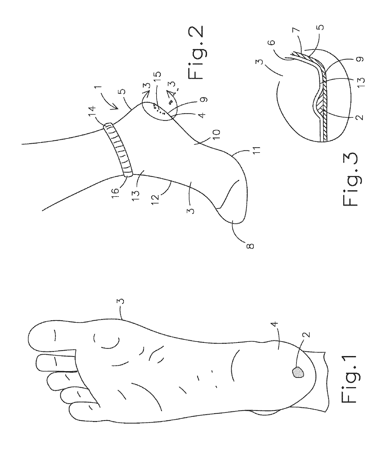 Pressure point sleep garment