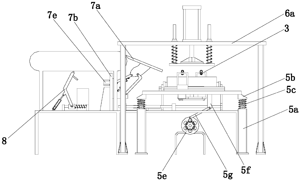 Building concrete block forming device