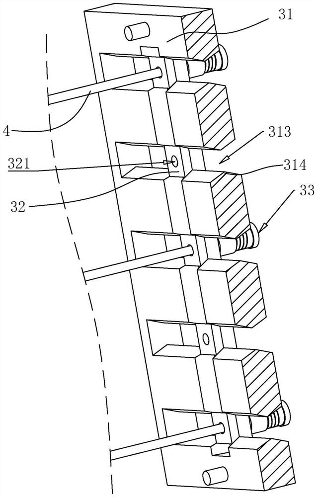 Large-span prestressed concrete beam formwork structure