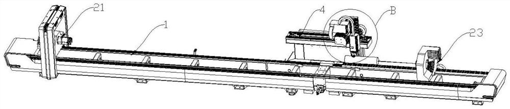 Laser cutting machine and profile cutting method using same