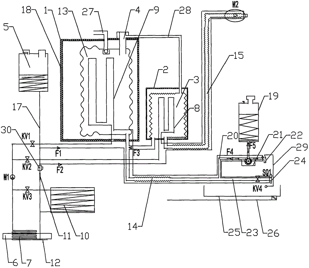 Intelligent automobile washing and drinking device