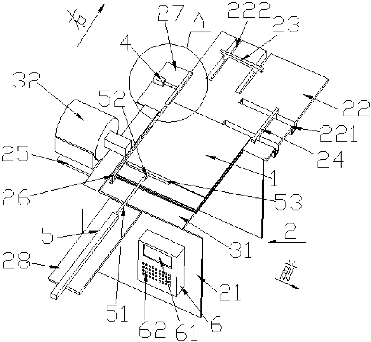 Tile supply device for tile-attaching machine