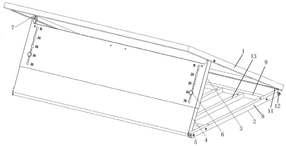 Portable light energy utilization structure