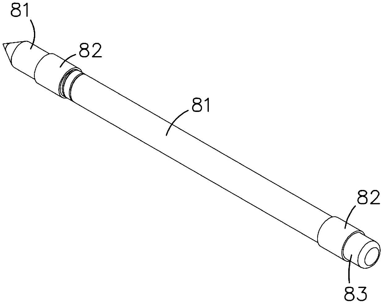 Production device for pencil processing