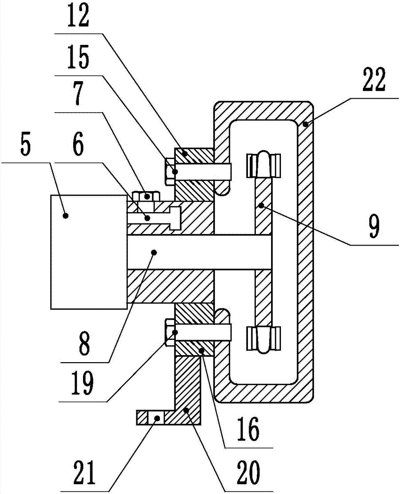 Chain wheel device of all terrain vehicle