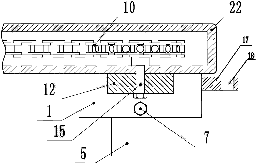 Chain wheel device of all terrain vehicle