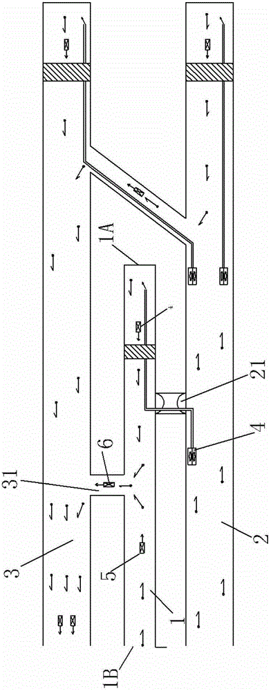 Method for ventilating drainage tunnel of extremely-long double-hole tunnel of expressway during construction