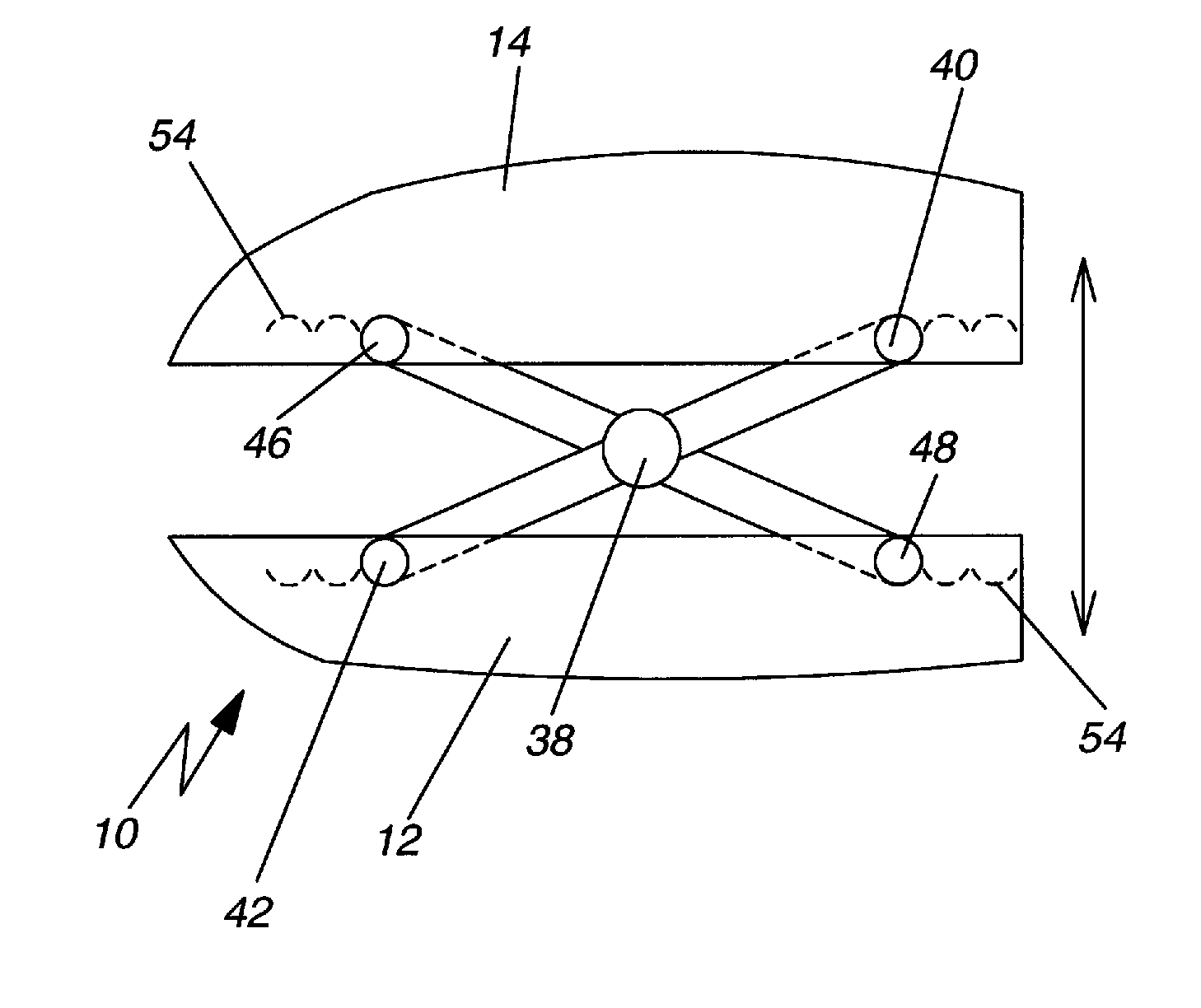 Expandable intervertebral spacer implant