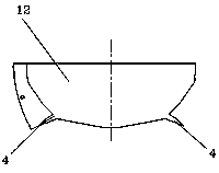 Rear hydrofoil high-speed wing skid