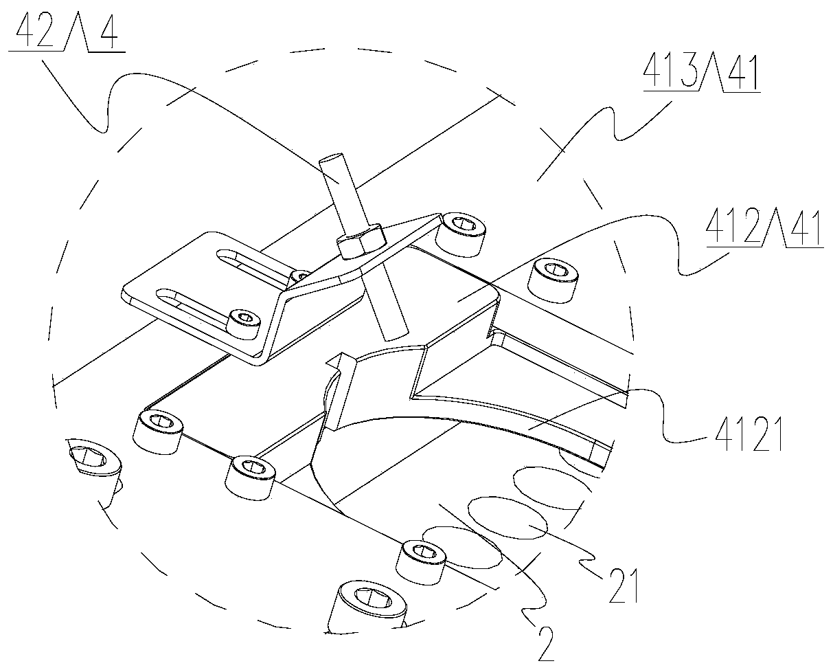 A parts circulation device