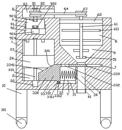 Decorative coating device