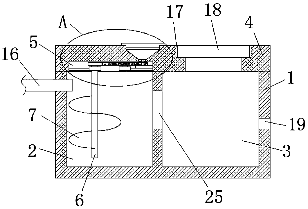 Dispersed sewage treatment equipment with non-power disinfection device, and use method thereof