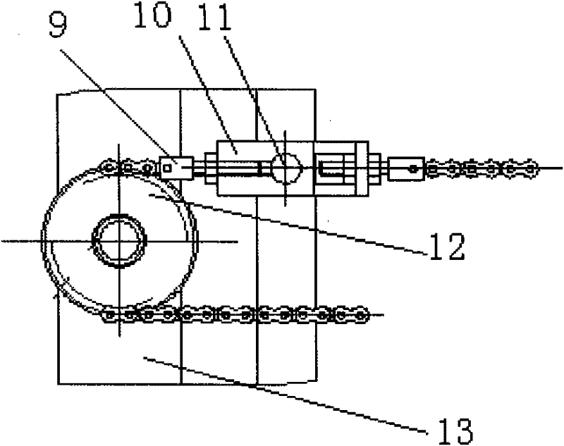 Longitudinal magnetizing device for crankshaft magnetizing machine