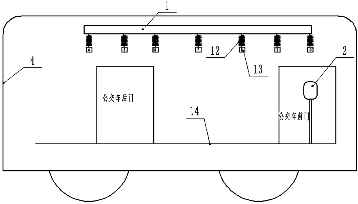 Bus card transferring system