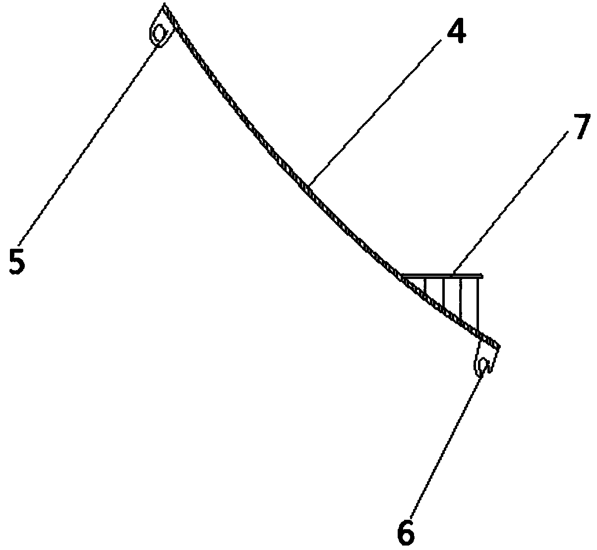 Tie for tie separation of tunnel boring machine trolley and battery electric vehicle system and construction method thereof