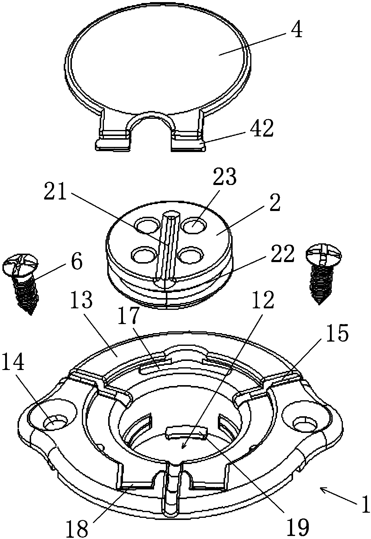 Brain electrode fixation device and suite