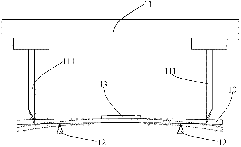 Method for measuring warpage of electronic packaging product