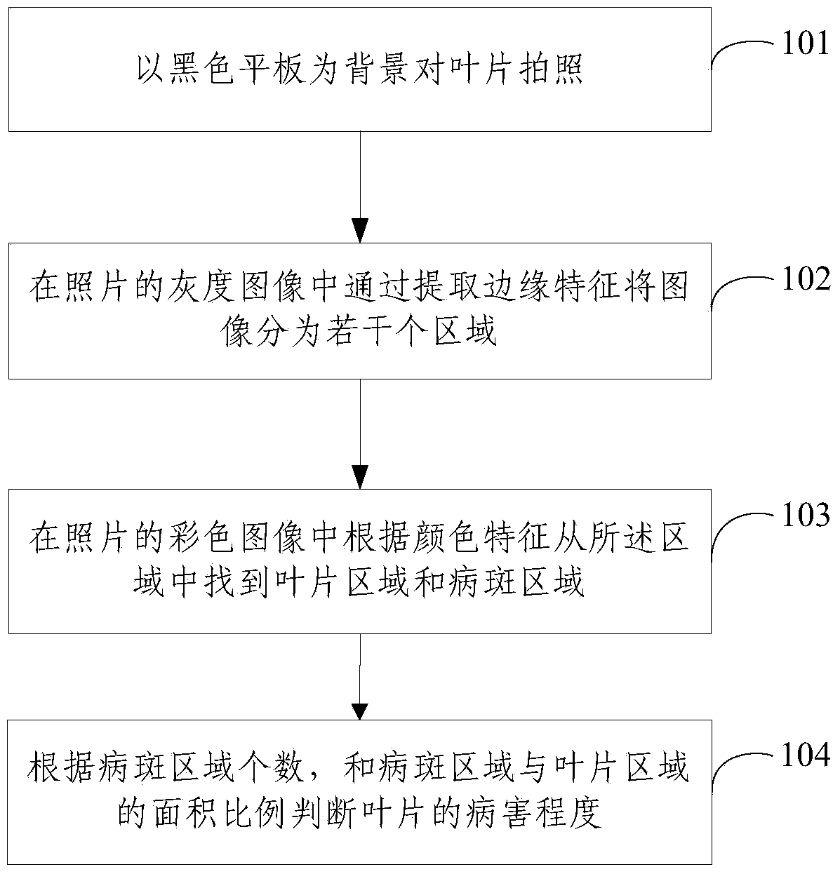 Method and system for acquiring disease severity of leaf under open field environment