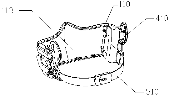 Double-fan breathing mask and implementation method thereof