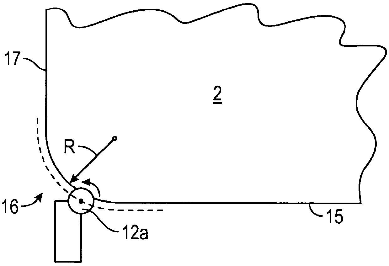 Method of continuous edge processing of plates and edge processing device