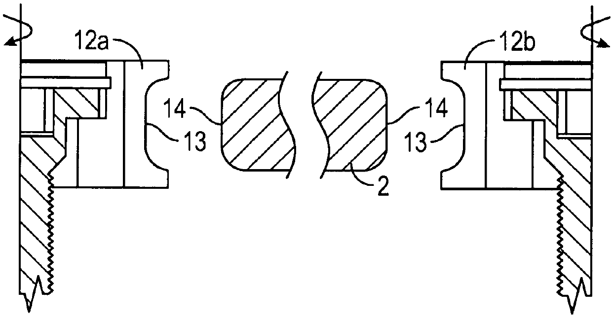 Method of continuous edge processing of plates and edge processing device