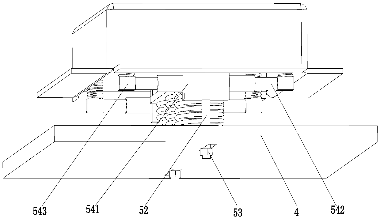 Transparent plastic packaging box manufacturing die cutting device